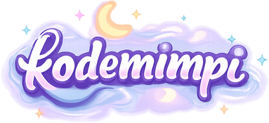 Logo kodemimpi hijau untuk pengguna Indonesia